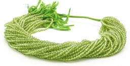 Vedere dettagli per Peridoto sfaccettato. Perline tonde da 4 mm Immagine di Peridoto sfaccettato. Perline tonde da 4 mm