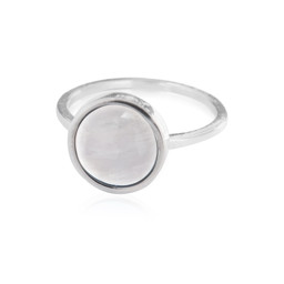 Vedere dettagli per Pietra di luna cab. 11m, anello 12mm, argento 925 (bianco)  Immagine di Pietra di luna cab. 11m, anello 12mm, argento 925 (bianco)