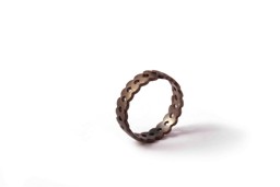 Zeige Details für Doppel Disc Ring, Silber 925 (matt) Bild von Doppel Disc Ring, Silber 925 (matt)