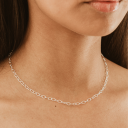 Vedere dettagli per Catena d'argento ovale, 5x0,3 mm, argento Immagine di Catena d'argento ovale, 5x0,3 mm, argento