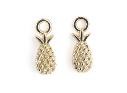 Vedere dettagli per Ciondolo Ananas 7x19 mm, argento placcato oro Immagine di Ciondolo Ananas 7x19 mm, argento placcato oro