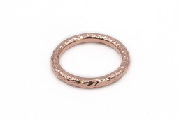 Zeige Details für Gehämmert Ring, Silber rosévergoldet Bild von Gehämmert Ring, Silber rosévergoldet