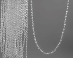 Vedere dettagli per Perlina tonda di cristallo di rocca 4 mm a filo Immagine di Perlina tonda di cristallo di rocca 4 mm a filo