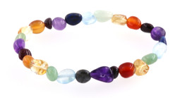 Zeige Details für Chakra Nuggets Crazy  6mm Armband Bild von Chakra Nuggets Crazy  6mm Armband