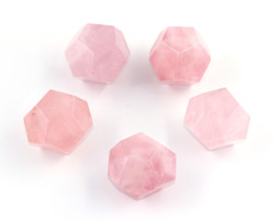 Vedere dettagli per Quarzo rosa poliedro 25-30 mm Immagine di Quarzo rosa poliedro 25-30 mm