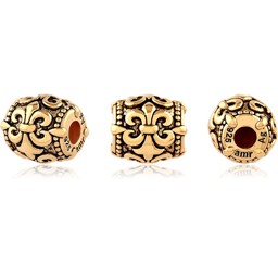 Zeige Details für TOP-Bead Lillie verziert 9mm, Silber vergoldet 18k Bild von TOP-Bead Lillie verziert 9mm, Silber vergoldet 18k