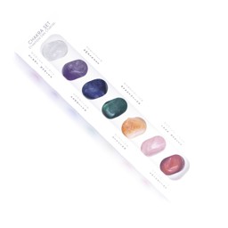 Vedere dettagli per CHAKRA-SET in scatola, pietre burattate Immagine di CHAKRA-SET in scatola, pietre burattate