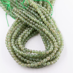 Vedere dettagli per Perline tonde di Apatite (verde) 4 mm Immagine di Perline tonde di Apatite (verde) 4 mm
