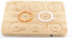 Zeige Details für Bambus Brett für Armband Produktion 28x23cm Bild von Bambus Brett für Armband Produktion 28x23cm