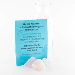 Vedere dettagli per Quarzo d'acqua (ametista, quarzo rosa e cristallo di rocca) Immagine di Quarzo d'acqua (ametista, quarzo rosa e cristallo di rocca)