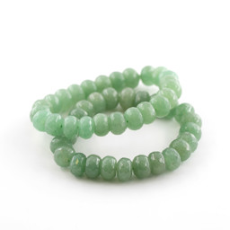 Vedere dettagli per Bracciale in Avventurina sfaccettata 12 mm Immagine di Bracciale in Avventurina sfaccettata 12 mm