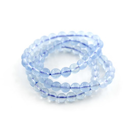 Vedere dettagli per Perline tonde di Acquamarina 6 mm per bracciale EXTRA Immagine di Perline tonde di Acquamarina 6 mm per bracciale EXTRA