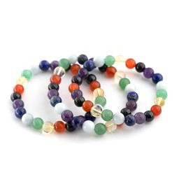 Immagine di Chakra Kugeln 8mm Armband, 19.5cm