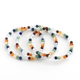 Zeige Details für Chakra Kugeln 4mm Armband, 17cm Bild von Chakra Kugeln 4mm Armband, 17cm