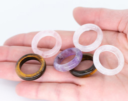 Zeige Details für Amethyst Fingerring 6mm Bild von Amethyst Fingerring 6mm
