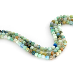 Vedere dettagli per Perline tonde di azzurrite da 6 mm Immagine di Perline tonde di azzurrite da 6 mm