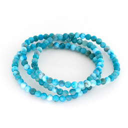 Vedere dettagli per Perline tonde di Apatite 4 mm bracciale A (satinate) Immagine di Perline tonde di Apatite 4 mm bracciale A (satinate)