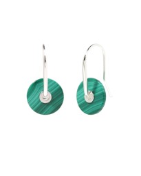 Vedere dettagli per "Ciambelle. Malachite. Orecchini. Argento 925 Immagine di "Ciambelle. Malachite. Orecchini. Argento 925