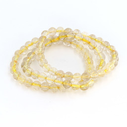 Zeige Details für Rutilquarz Kugeln  6mm Armband Bild von Rutilquarz Kugeln  6mm Armband