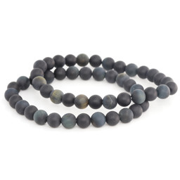Zeige Details für Onyx & Falkenauge Kugeln  8mm Armband (matt) Bild von Onyx & Falkenauge Kugeln  8mm Armband (matt)