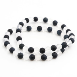 Zeige Details für Bergkristall & Falkenauge 6mm Kugeln Armband (matt) Bild von Bergkristall & Falkenauge 6mm Kugeln Armband (matt)