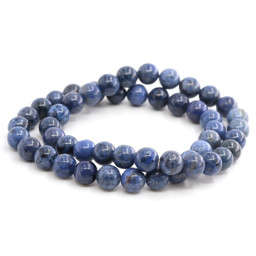 Zeige Details für Dumortierit Kugeln  8mm Armband, 20cm Extra Bild von Dumortierit Kugeln  8mm Armband, 20cm Extra