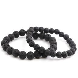 Zeige Details für Lava Kugeln Armband, 20cm Bild von Lava Kugeln Armband, 20cm