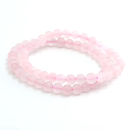 Zeige Details für Rosenquarz Kugeln  6mm Armband,19.5cm (matt) Bild von Rosenquarz Kugeln  6mm Armband,19.5cm (matt)