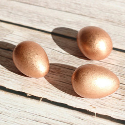 Vedere dettagli per Uova di rame 20x30 mm circa Immagine di Uova di rame 20x30 mm circa