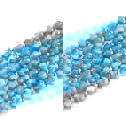 Vedere dettagli per Apatite sfaccettata. Perline tonde da 4 mm Immagine di Apatite sfaccettata. Perline tonde da 4 mm