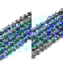 Vedere dettagli per Perline di Azurite-malachite 6 mm filo extra Immagine di Perline di Azurite-malachite 6 mm filo extra