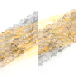 Zeige Details für Rutilquarz fac. Kugeln  4mm (Diamond-Cut) Bild von Rutilquarz fac. Kugeln  4mm (Diamond-Cut)