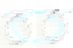 Vedere dettagli per Acquamarina sfaccettata. Bracciale cubo 4mm con nodo Immagine di Acquamarina sfaccettata. Bracciale cubo 4mm con nodo