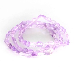 Vedere dettagli per Ametista sfaccettata. Bracciale ovale 6x8 mm, 21 cm Immagine di Ametista sfaccettata. Bracciale ovale 6x8 mm, 21 cm
