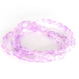 Vedere dettagli per Bracciale di nuggets di ametista 6x8 mm, 21 cm Immagine di Bracciale di nuggets di ametista 6x8 mm, 21 cm