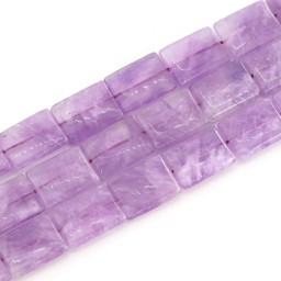 Vedere dettagli per Rettangolo di ametista 15x20 mm (lavanda) Immagine di Rettangolo di ametista 15x20 mm (lavanda)