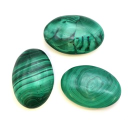 Zeige Details für Malachit Seifensteine 30x45mm Extra-Qualität Bild von Malachit Seifensteine 30x45mm Extra-Qualität