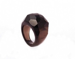 Zeige Details für Rauchquarz Ring facettiert Marquise  Bild von Rauchquarz Ring facettiert Marquise