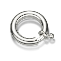 Zeige Details für Federring  Maxi ohne Steg, Silber 925 Bild von Federring  Maxi ohne Steg, Silber 925