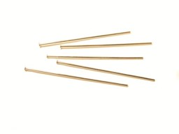 Image de Head Pins 50x0.7mm Silber vergoldet