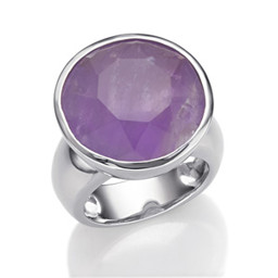 Vedere dettagli per Anello sfaccettato 22 mm, argento 925 Immagine di Anello sfaccettato 22 mm, argento 925