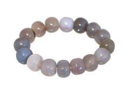 Vedere dettagli per Bracciale di Agata perlina barocca 12 e 14 mm Immagine di Bracciale di Agata perlina barocca 12 e 14 mm