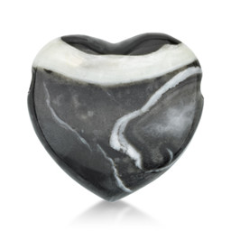 Vedere dettagli per Diaspro zebra "Cuori Love Hearts" 30 mm con foro di 2,5 mm Immagine di Diaspro zebra "Cuori Love Hearts" 30 mm con foro di 2,5 mm