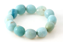 Vedere dettagli per Bracciale in amazzonite 18-22 mm Immagine di Bracciale in amazzonite 18-22 mm