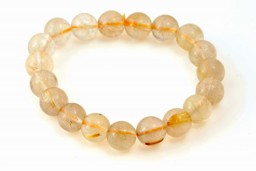Zeige Details für Rutilquarz Kugeln 10-12mm Armband Extra Bild von Rutilquarz Kugeln 10-12mm Armband Extra