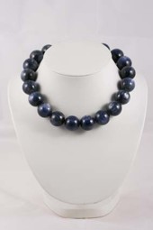 Vedere dettagli per Perline tonde di Cianite 18mm Immagine di Perline tonde di Cianite 18mm