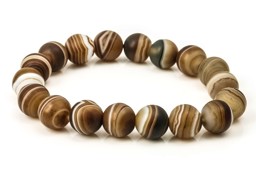 Vedere dettagli per Perline tonde da 10 mm per braccialetto grigio Immagine di Perline tonde da 10 mm per braccialetto grigio