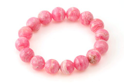 Immagine di Rhodochrosit Kugeln 12mm Armband Extra