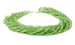 Vedere dettagli per Rondelle di Peridoto 4,5-5 mm TOP Immagine di Rondelle di Peridoto 4,5-5 mm TOP