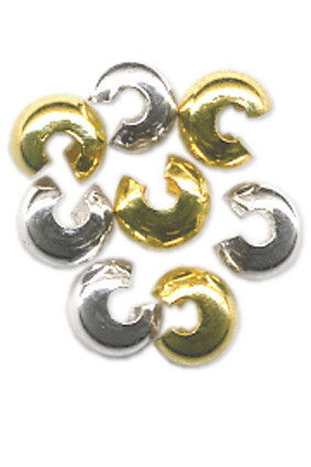 Image de "Crimpcover Silber 925 rhodiniert (VE=24Stk)"